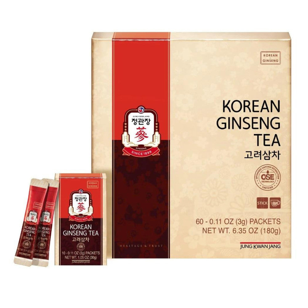 Jung Kwan Jang Korean Ginseng Tea Packs 60Ea (3g)
